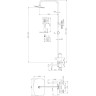 Душевая стойка BELBAGNO ACQUA ACQUA-VSCM-NERO